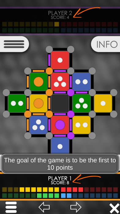 Node - 2 Player Strategy Game Screenshot