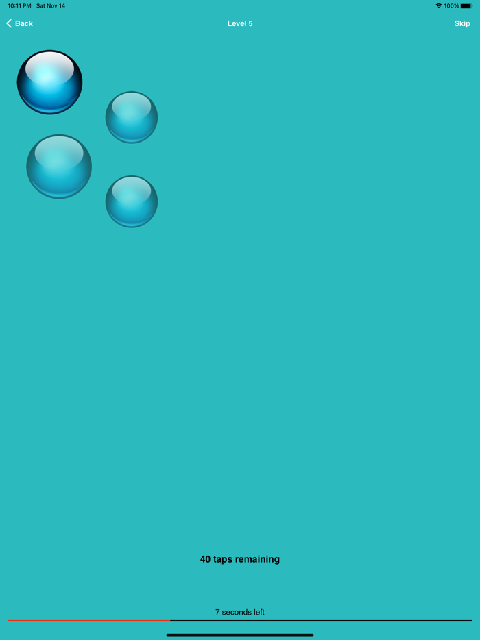 TapTest – tap the dots