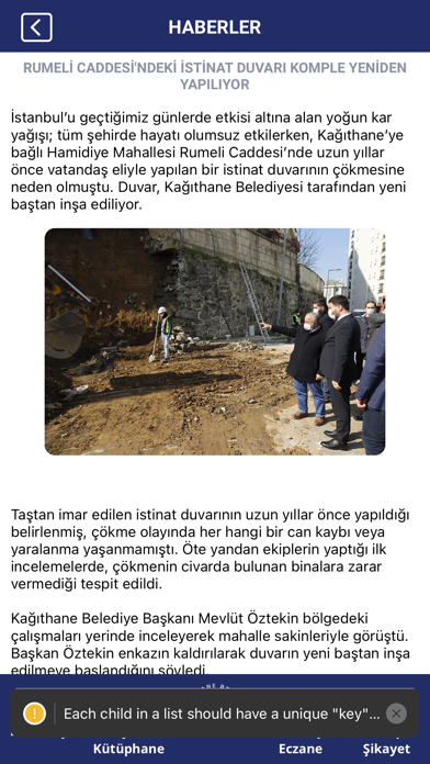 Kağıthane Belediyesi Screenshot