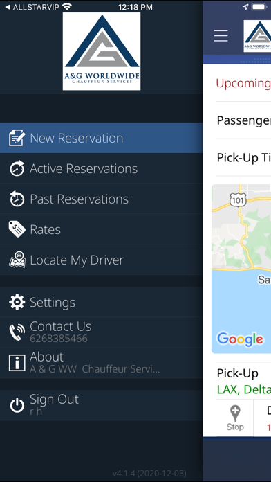 Book a Limo – A&G WWC Services Screenshot