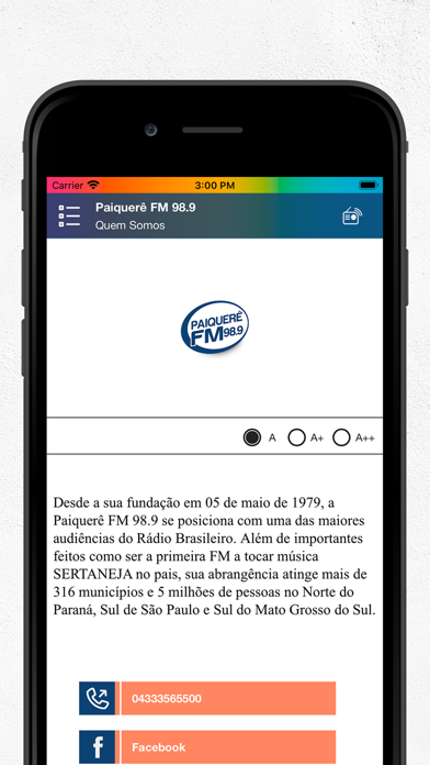 Paiquerê FM Screenshot