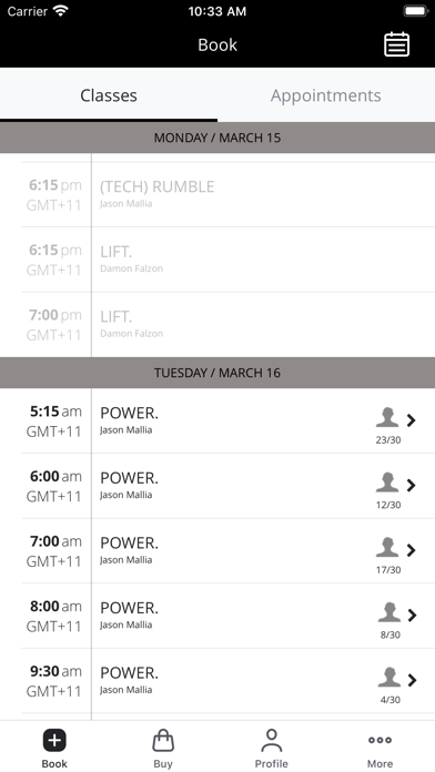 Crew Fitness And Performance Screenshot