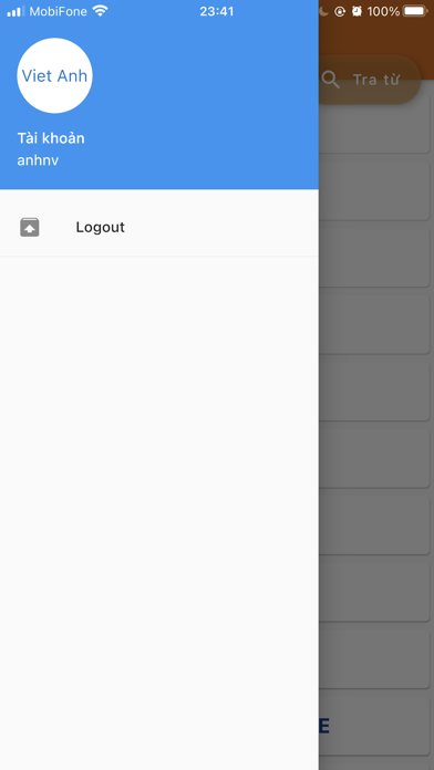 Vstep English Dictionary Screenshot