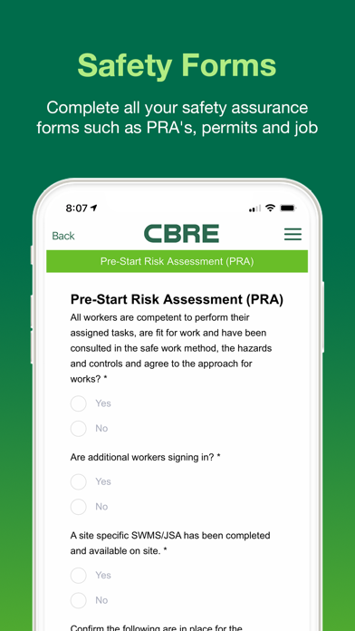 CBRE TIKS Assure Screenshot