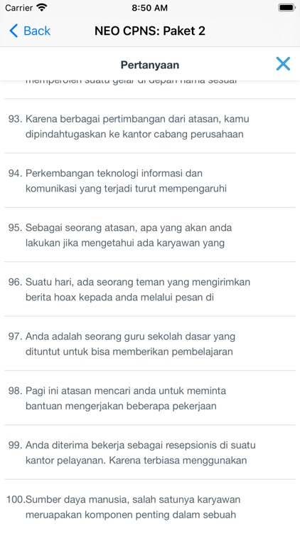 NEO SKD CPNS: Paket 2 screenshot-3