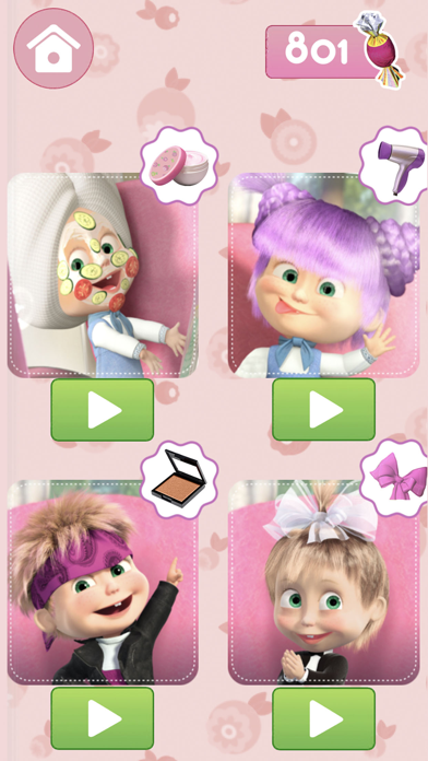 Masha and the Bear Hair Salon Screenshot