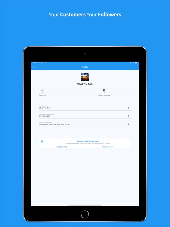 What The Truk (Vendor) iPad screenshot 3 - Food & Drink app