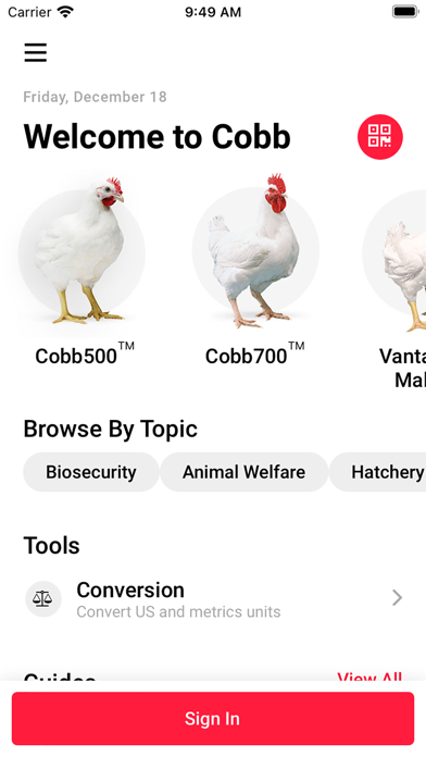 Cobb Flock Management Screenshot