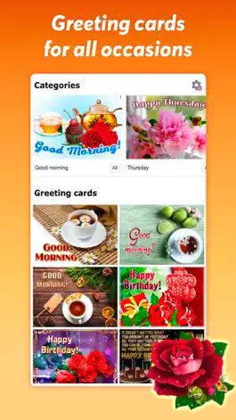 Game screenshot WishOK - greeting cards & GIFs mod apk