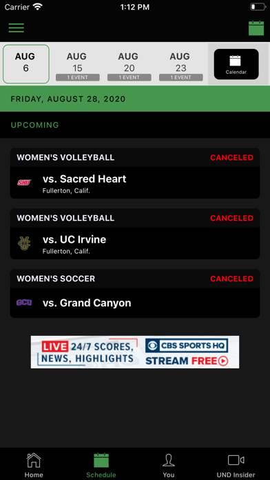 UND Fighting Hawks Screenshot
