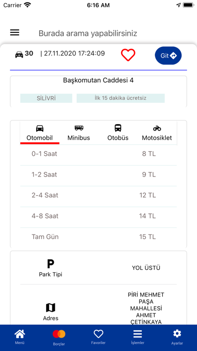 İspark Mobil Screenshot