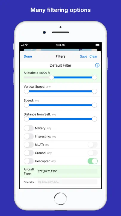 OpenADSB iPhone Screenshot 7
