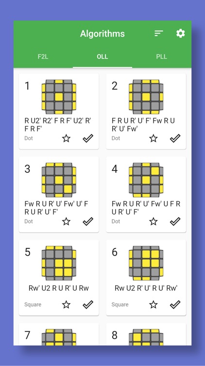 Speed Cube CFOP Memo