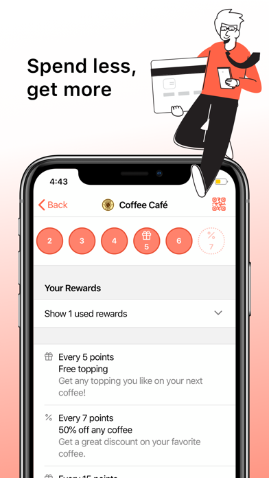 Screenshot #2 pour Plus One - Loyalty cards