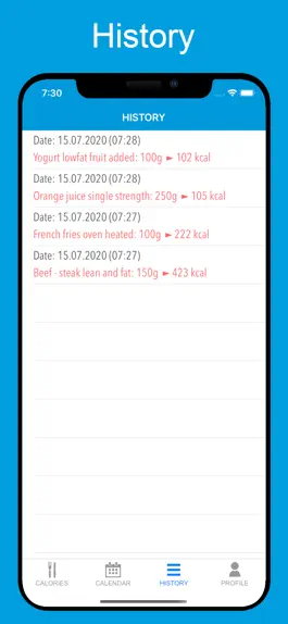 Game screenshot Счетчик калькулятор калорий hack