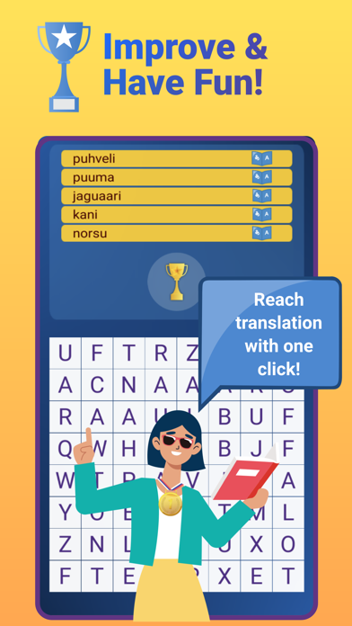 Screenshot #3 pour Finnish English Word Game