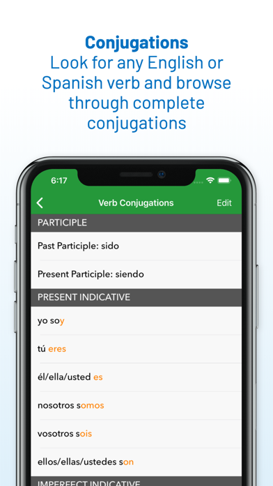 English Spanish Dictionary G. Screenshot