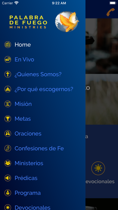 Palabra de Fuego Ministries Screenshot