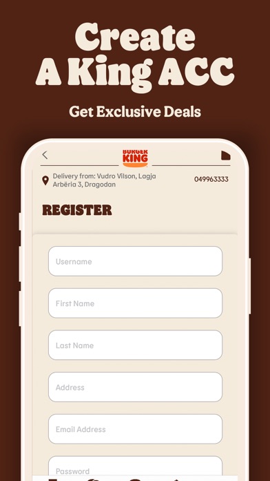 Burger King® Kosova Screenshot