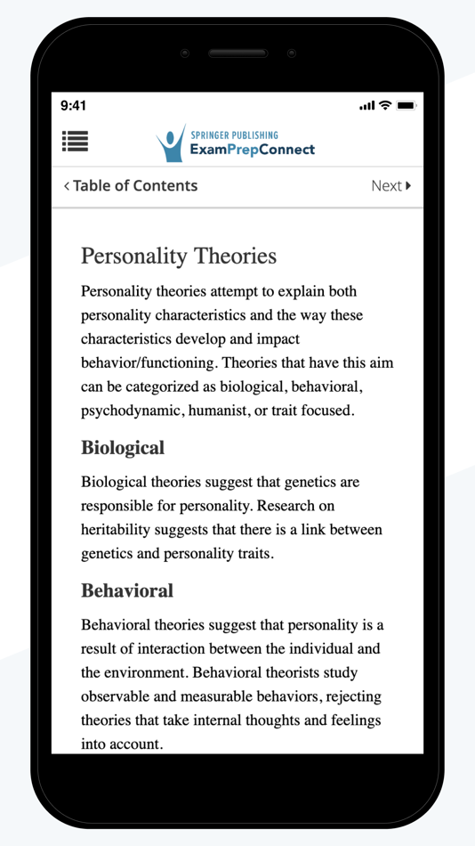 #2. ExamPrepConnect (iOS) By: Springer Publishing Company