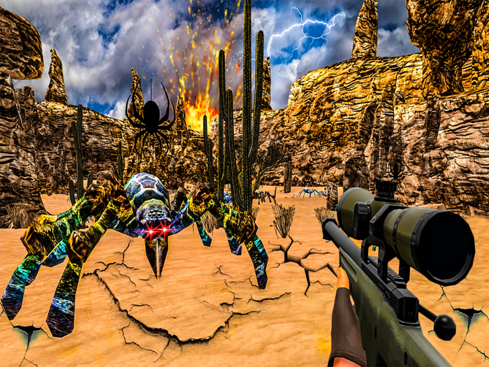 Spider Assasin Sniper Shooting