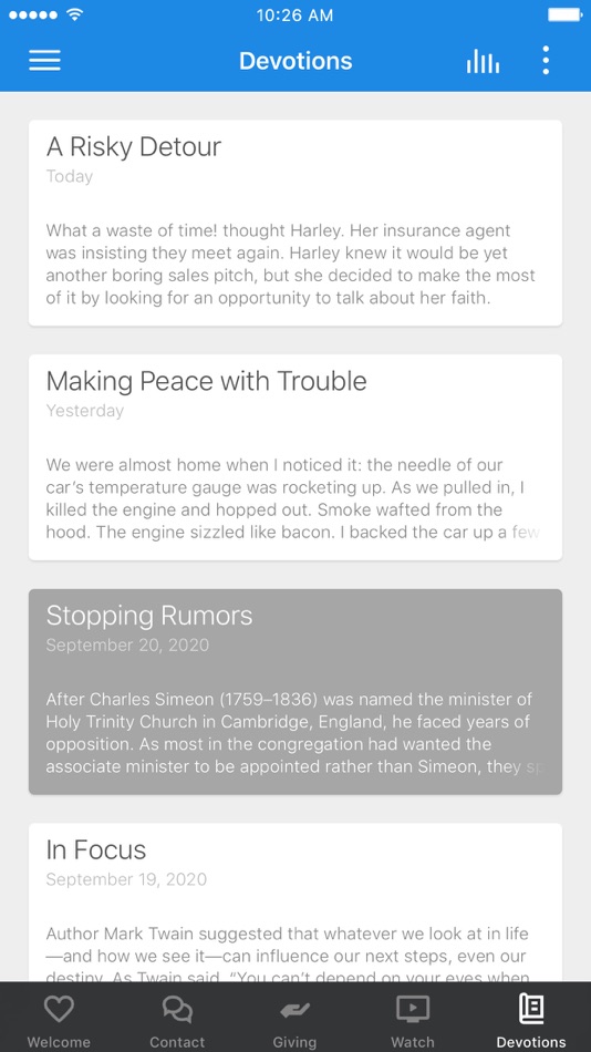 #2. Blue Ridge Fellowship (iOS) 由: Blue Ridge Christian Fellowship