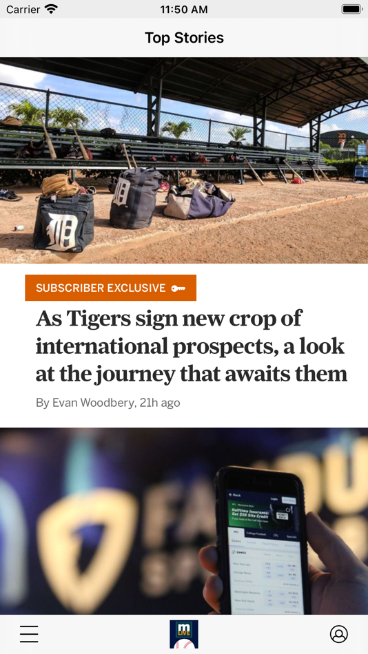 MLive.com: Detroit Tigers News - 4.4.13 - (iOS)