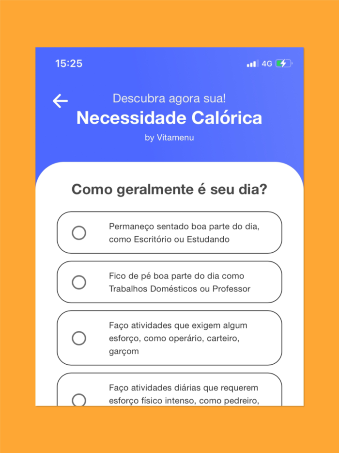 Calorias Diárias and Basal