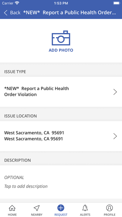 West Sacramento Connect Screenshot