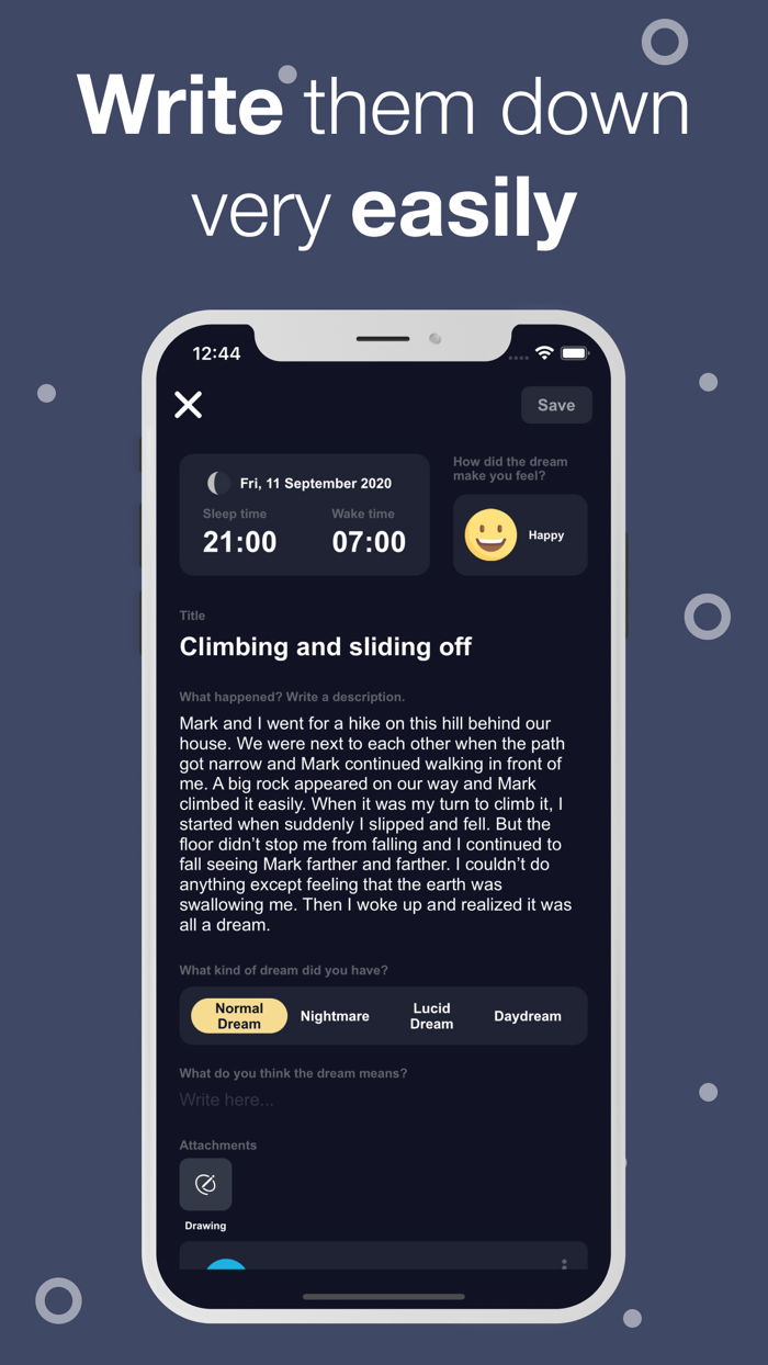 Dreamy - Personal Dream Diary
