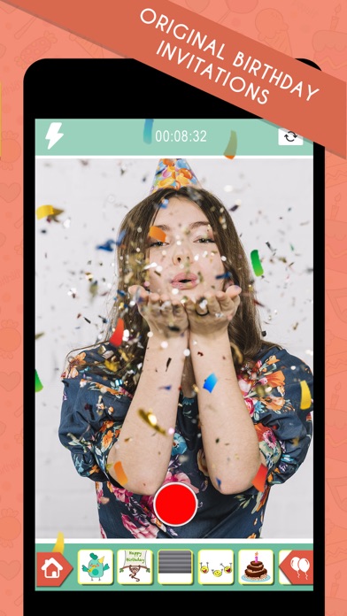 Birthday Gifs - Video Editor screenshot 4