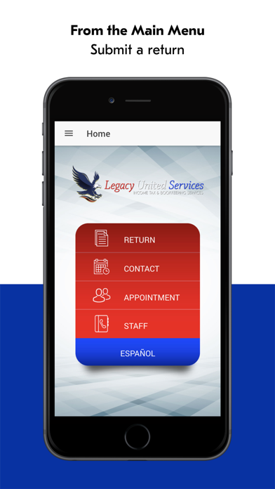 LEGACY UNITED SERVICES Screenshot