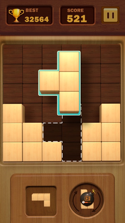 X Block: Spin Cube Fit Space