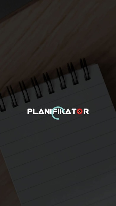 Planifikator app screenshot