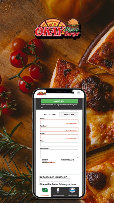 Okay Pizza & Burger Wien Screenshot