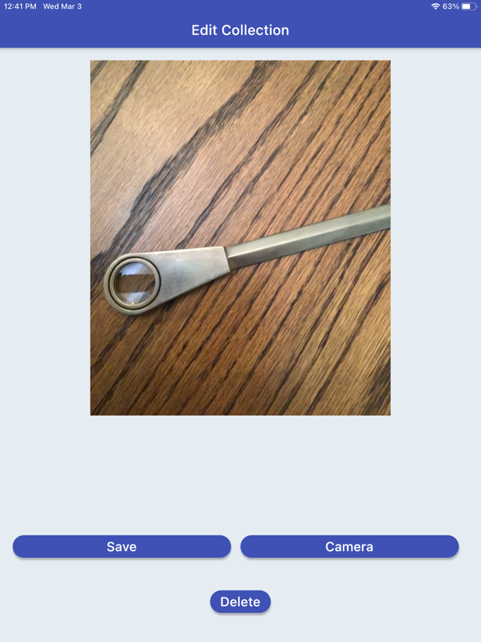 My Collections with Camera