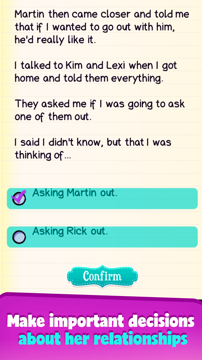 Dear Diary - Interactive Story