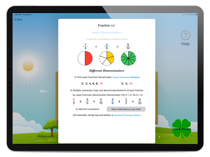 Fraction Math Pro