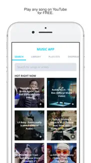 music app - unlimited iphone screenshot 1