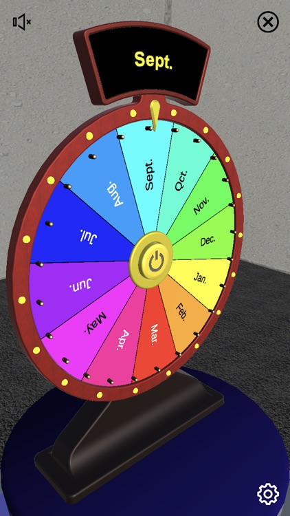 Spin the wheel 3D