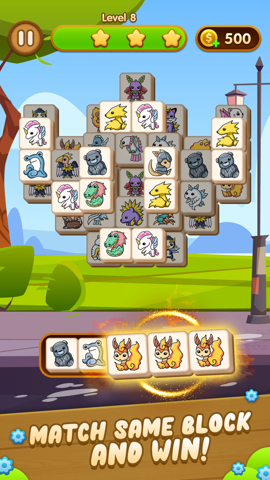 #1. Matching Tile: Puzzle Games (iOS) Podle: IBEAN COMPANY LIMITED