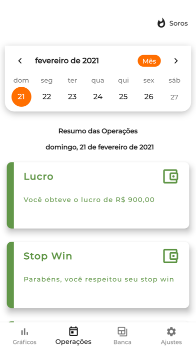 Gerenciamento de Banca Trader Screenshot