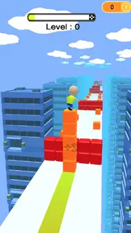 Race Skip Block Super Guy 3d iphone bilder 1