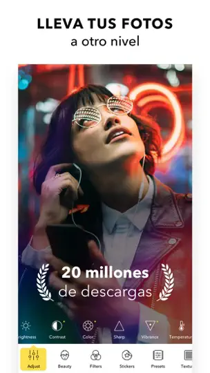 Captura de pantalla de Filterra - Editor De Fotos en iPhone 1