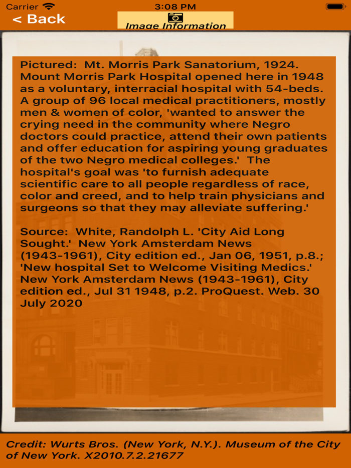 Mt Morris Park Walking Tour