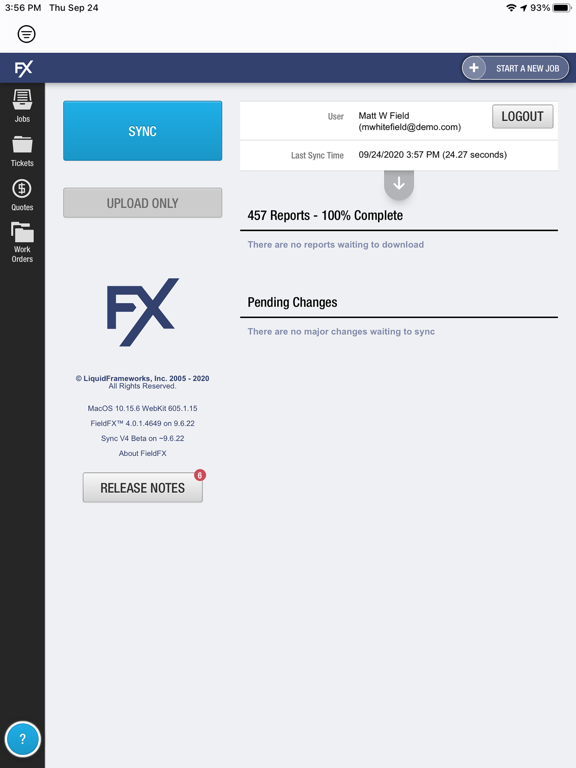 FieldFX Mobile Pro iPad screenshot 5 - Business app