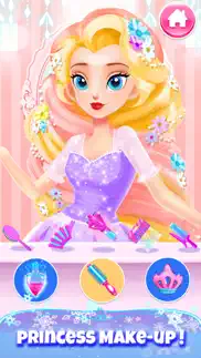 princess hair salon girl games iphone screenshot 2