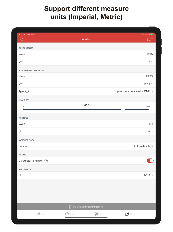Jetting Honda GX 4T engine