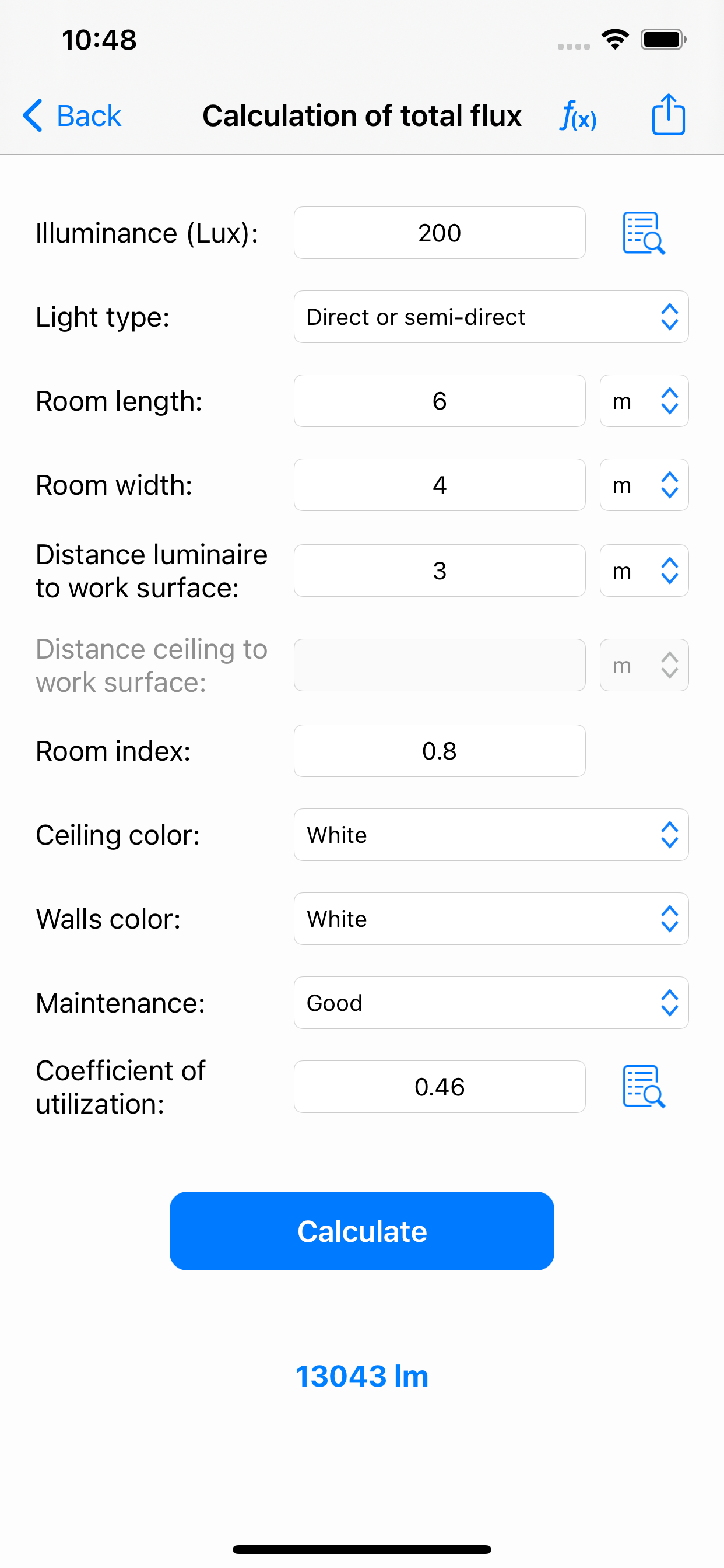 Lighting Calculations