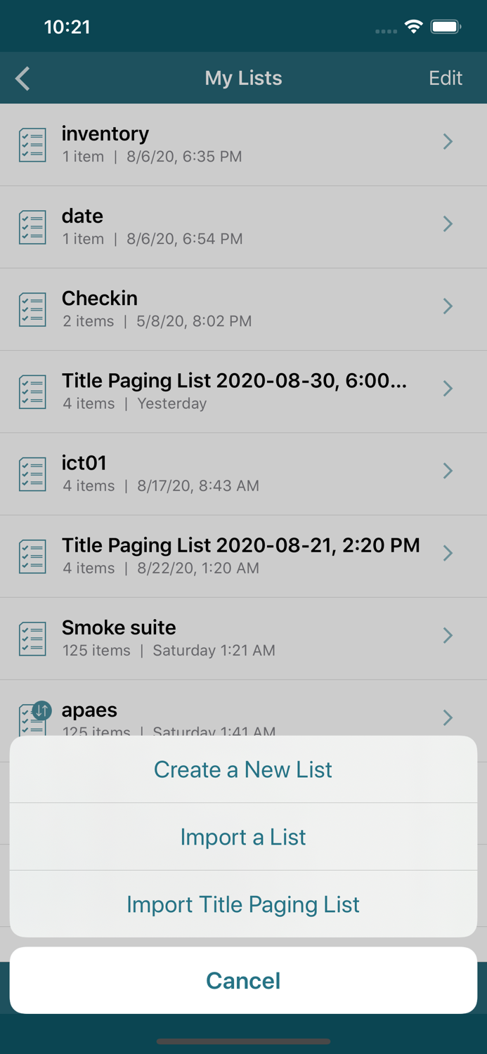 Mobile Worklists